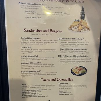Joey's Seafood & Grill - Seafood Near Me - Houghton, Michigan