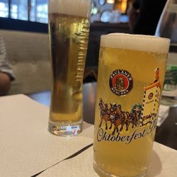 Lager and Wit beer
