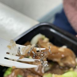 Baby Cafe - Disgustingly, I discovered steel strands from a steel sponge entangled in my food.