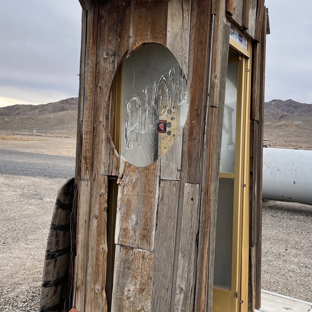 Middlegate Station - an outhouse with graffiti on it - American Near Me - Fallon, Nevada Middlegate Station - an outhouse with graffiti on it - American Near Me - Fallon, Nevada