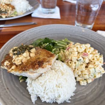 Duke's Malibu - Sautéed Mac Nut & Herb Crusted Fresh Fish - New American Near Me - Malibu, California Duke's Malibu - Sautéed Mac Nut & Herb Crusted Fresh Fish - New American Near Me - Malibu, California