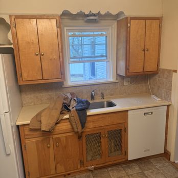 NJ Finishing Touch - This is a before photo of a kitchen that we recently completed as part of a whole home renovation. - Home Staging Near Me
