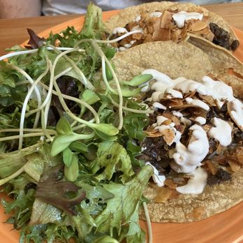 Cafe Gratitude - I Am Flourishing (Mushroom Tacos) - Vegan Near Me - Kansas City, Missouri Cafe Gratitude - I Am Flourishing (Mushroom Tacos) - Vegan Near Me - Kansas City, Missouri