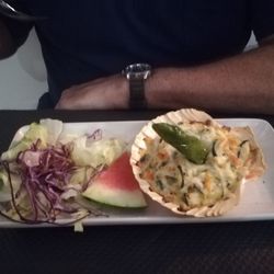 Bistro D'ana - Seafood Salad in a Shell appetizer