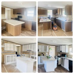 Kingwood Door Refinishing - Kitchen by kingwood door.