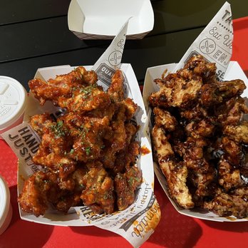 1derful K-BBQ - Boneless Korean Fried Chicken with two different sauces - Korean Near Me - Kennewick, Washington