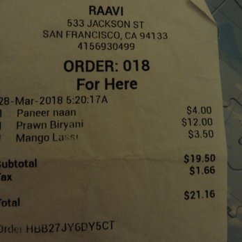 Raavi - Too expensive for what it is. Really awful. Wasting money and time because you have to cook all again. Escape from this place ! - Indian Near Me - San Francisco, California Raavi - Too expensive for what it is. Really awful. Wasting money and time because you have to cook all again. Escape from this place ! - Indian Near Me - San Francisco, California