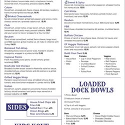 Dock 9 - Menu