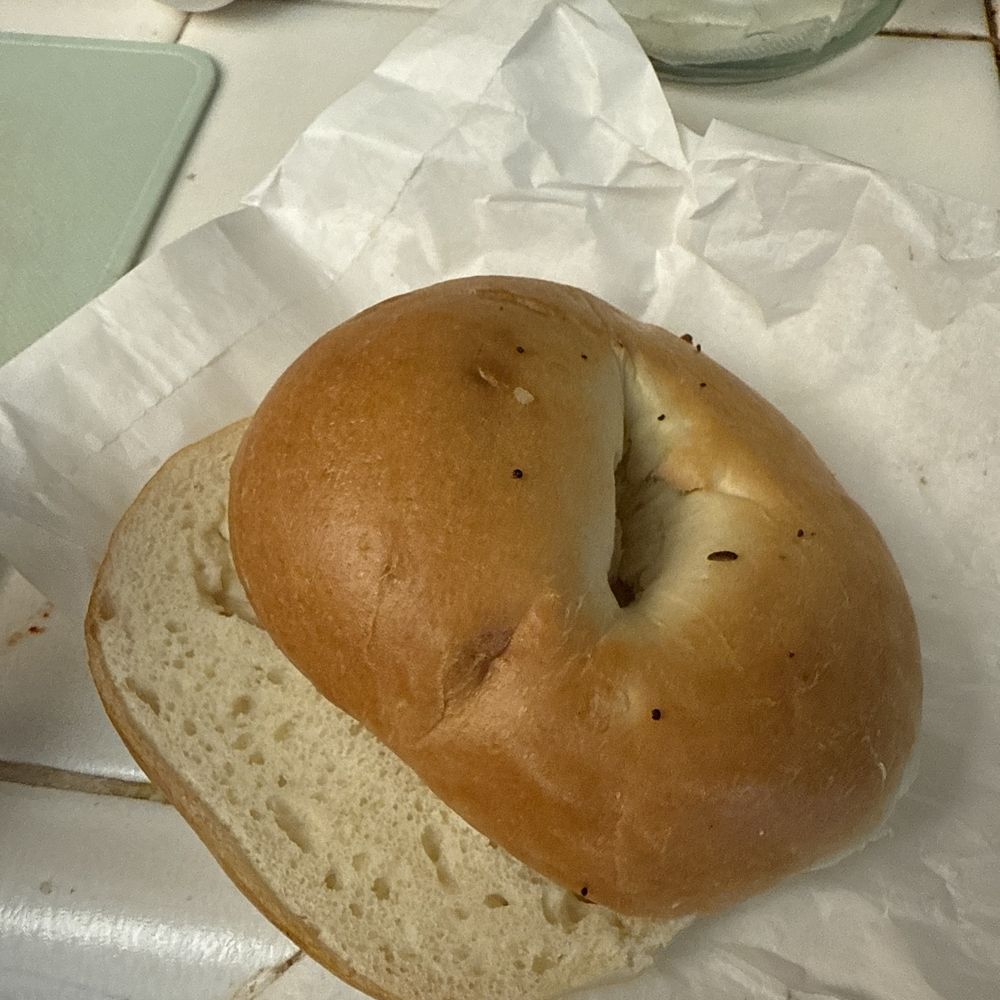 Donut Star - Pre cut bagel, only store bought bagels are precut. - Donuts Near Me - Orange, California Donut Star - Pre cut bagel, only store bought bagels are precut. - Donuts Near Me - Orange, California