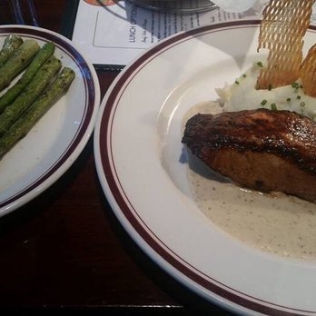 Mike's American - Salmon, Mashed Potatoes and Asparagus - American Near Me - Springfield, Virginia