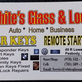 Whites Glass and Lock - Keys & Locksmiths Near Me - Peabody, Massachusetts Whites Glass and Lock - Keys & Locksmiths Near Me - Peabody, Massachusetts