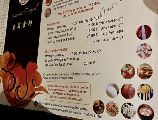 Menu photo 1 Gourmet Tempel Munich, BY