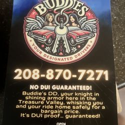 BuDDies Designated Driver