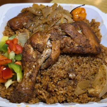 Dijah’s Kitchen - Jollof Rice with Chicken, $18 - 5 Stars - African Near Me - Lynnwood, Washington