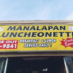 Manalapan Luncheonette - Manalapan Luncheonette sign