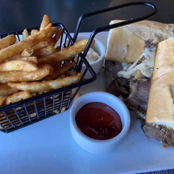 Mankas Grill - Tri tip sandwich with French fries - American Near Me - Fairfield, California