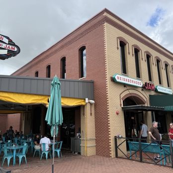 Neighborhood Jam Norman - Outside the restaurant, it is on the corner of - Breakfast & Brunch Near Me - Norman, Oklahoma Neighborhood Jam Norman - Outside the restaurant, it is on the corner of - Breakfast & Brunch Near Me - Norman, Oklahoma