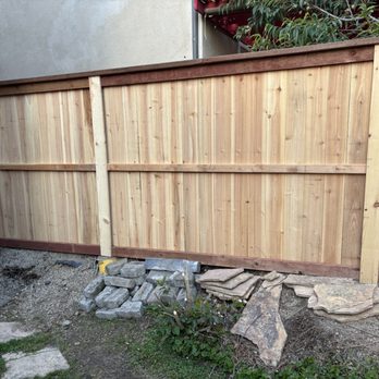 Nick's Fences And Gates - Structure completed; waiting for pressure treated wood to dry before painting - Fences & Gates Near Me - Irvine, California