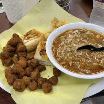 Bayou Market - Chicken & Sausage Gumbo, Fried Okra, 2 Garlic Bread - Cajun/Creole Near Me - Lewisville, Texas