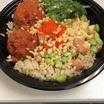 Poke Factory - Alpharetta - Spicy tuna and salmon poke bowl - Hawaiian Near Me - Alpharetta, Georgia
