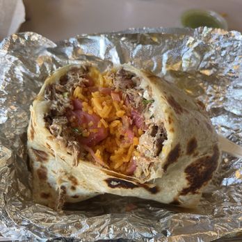 Magnolias Kitchen - The Carlos Burrito with no beans, double rice. - Food Trucks Near Me - Escalante, Utah Magnolias Kitchen - The Carlos Burrito with no beans, double rice. - Food Trucks Near Me - Escalante, Utah