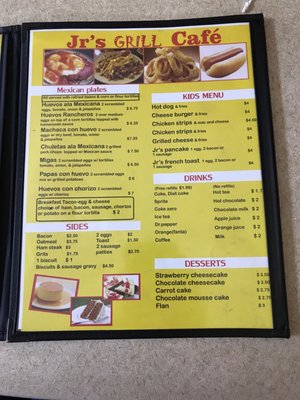 Menu photo 7 JR's Grill & Cafe Pantego, TX