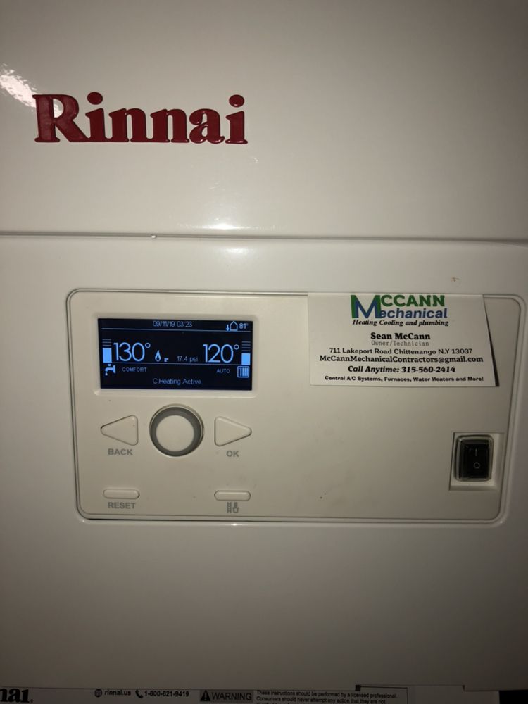 Slide of McCann Mechanical Heating Cooling & Plumbing