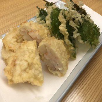 I-NABA - Shiso, Lotus & Shrimp Tempura - Japanese Near Me - Honolulu, Hawaii I-NABA - Shiso, Lotus & Shrimp Tempura - Japanese Near Me - Honolulu, Hawaii