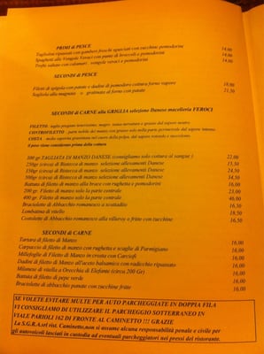 Menu photo 1 Il Caminetto Rome, RM