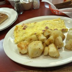 Sunny Side Up - Ham and cheese omelet