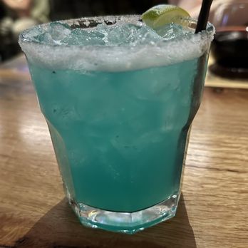 West Side Yard - Big blue Margarita - New American Near Me - Victor, Idaho West Side Yard - Big blue Margarita - New American Near Me - Victor, Idaho