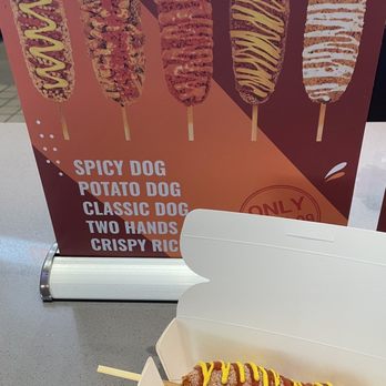 Classic Dog with sugar sprinkled on top