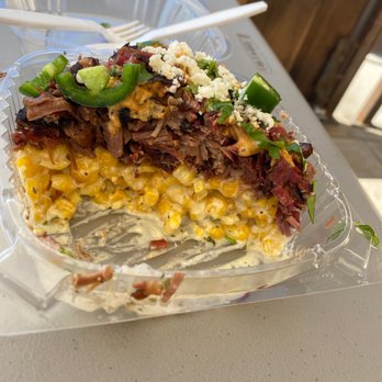 Big Vic's BBQ - Elote bowl with no bbq sauce - Barbeque Near Me - Turlock, California