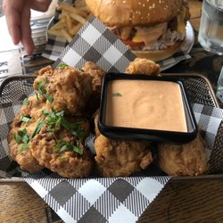 The Blind Barrel - SOUTHERN FRIED CAULI WINGS Buttermilk marinade, southern fried cauli wings, comeback sauce.