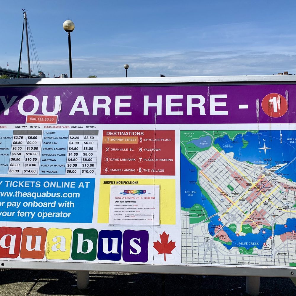 Aquabus - Aquabus signs....easy to understand - Ferries Near Me - Vancouver, British Columbia Aquabus - Aquabus signs....easy to understand - Ferries Near Me - Vancouver, British Columbia