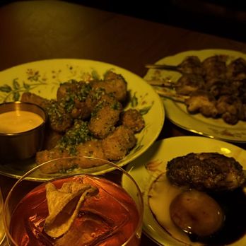 NBetween - Tots, chicken thigh & chicken meatball skewers - Cocktail Bars Near Me - New York, New York