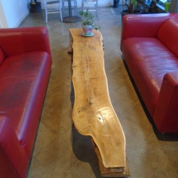 Walden Coffee - Definitely a cool live edge wood coffee table! - Coffee & Tea Near Me - Minneapolis, Minnesota