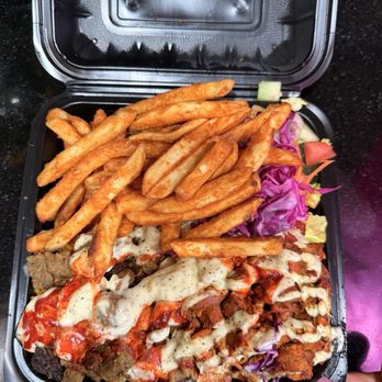 NYC Halal Eats - Mixed Platter - Mediterranean Near Me - Niles, Illinois