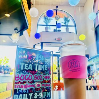 Fly Chai - 04/24/2026-Current Promotion - Coffee & Tea Near Me - Beaverton, Oregon Fly Chai - 04/24/2026-Current Promotion - Coffee & Tea Near Me - Beaverton, Oregon