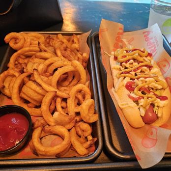 Tripping Animals Brewing - FOOOD!!!!! All about curly fries! Dog was solid too - Breweries Near Me - Doral, Florida Tripping Animals Brewing - FOOOD!!!!! All about curly fries! Dog was solid too - Breweries Near Me - Doral, Florida