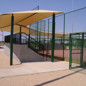 Shade 'n Net - Custom Bleacher shades allow spectators to stay and enjoy until the end of the game. - Awnings Near Me - Phoenix, Arizona Shade 'n Net - Custom Bleacher shades allow spectators to stay and enjoy until the end of the game. - Awnings Near Me - Phoenix, Arizona