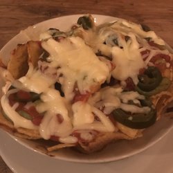 Fat Lils Live Music and Comedy Club - Nachos! Melted cheese, jalapeños, guacamole and salsa!