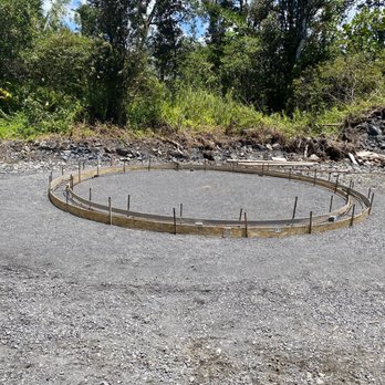 RAD Builders - a circular concrete pit in the middle of a construction site - General Contractors Near Me - Hilo, Hawaii RAD Builders - a circular concrete pit in the middle of a construction site - General Contractors Near Me - Hilo, Hawaii