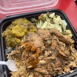 Singh's Roti Shop - Jerk Chicken combo