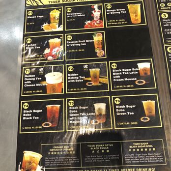 Tiger Sugar - Menu - Bubble Tea Near Me - West Bloomfield, Michigan