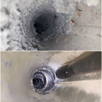 Action Duct Cleaning - Before and After of a duct - Heating & Air Conditioning/HVAC Near Me - Altadena, California