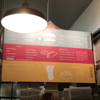 Halal Wings Plus - 2018 12 menu - Burgers Near Me - San Francisco, California