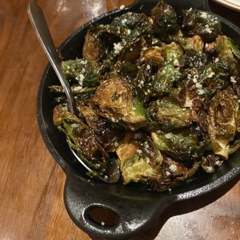 Lazy Dog Restaurant & Bar - Delicious brussel sprouts had a great charred flavor - New American Near Me - Downey, California Lazy Dog Restaurant & Bar - Delicious brussel sprouts had a great charred flavor - New American Near Me - Downey, California