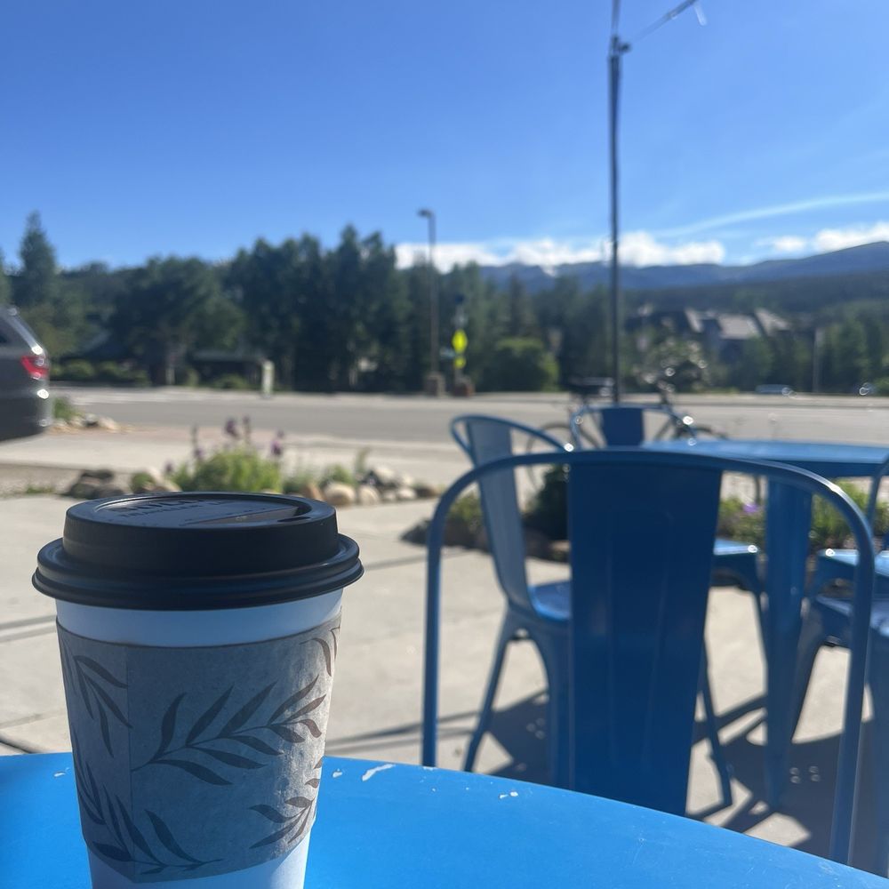 Chai latte on a beautiful morning Chai latte on a beautiful morning