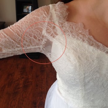 High Vibe Bride - Arm pit seam a long way from the arm pit...the argument got heated over this. Janay still stands by this fit. - Bridal Near Me - Mission, Kansas